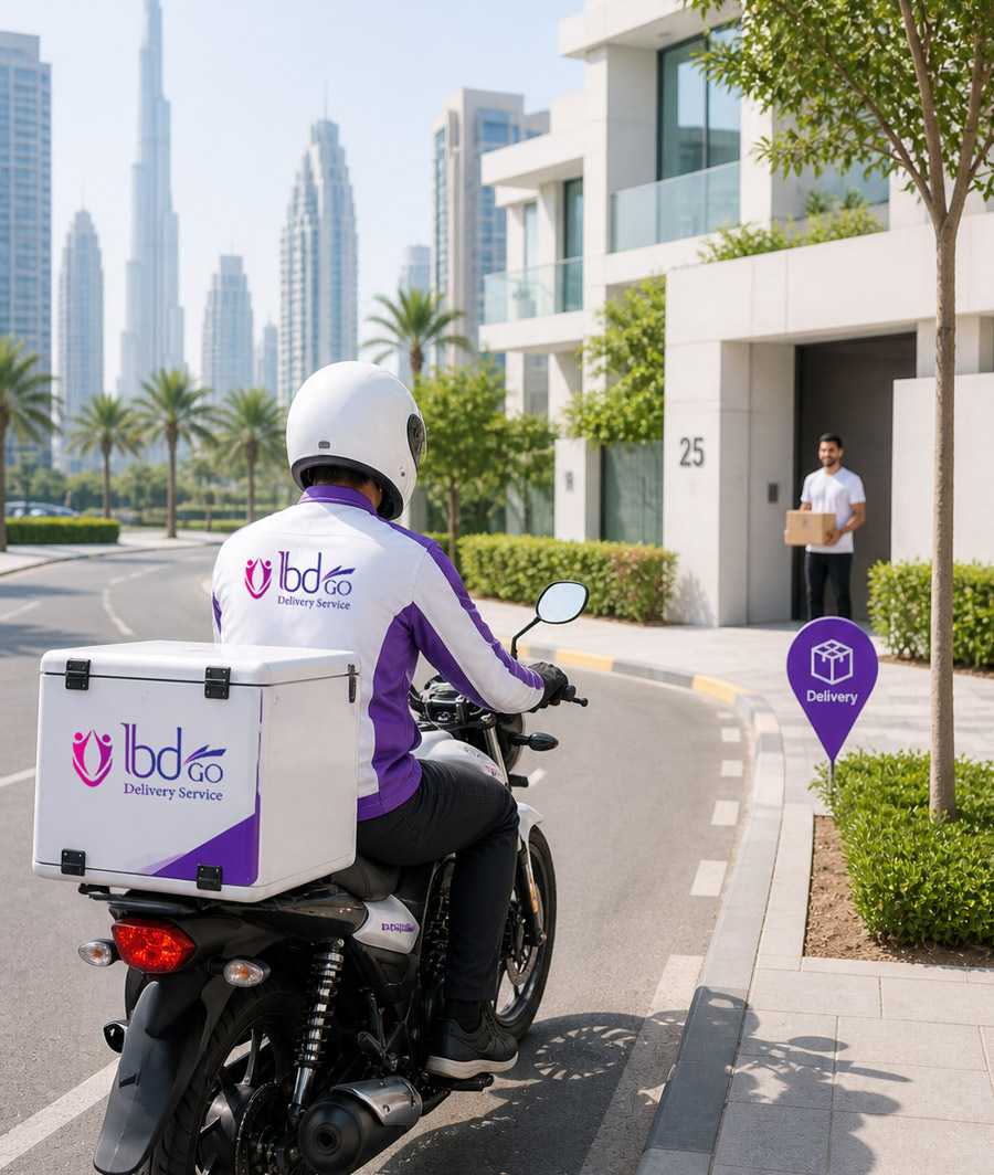 LBDGO Motorcycle Rider Delivery Service